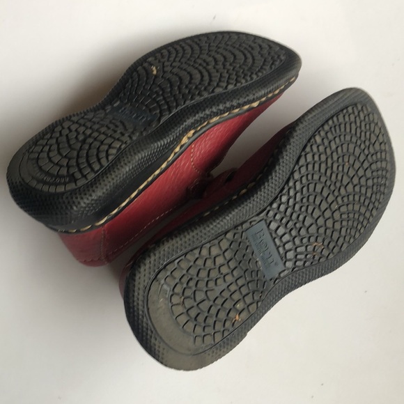 Born Red Leather Child’s Shoes Size 8/25.5 - Picture 5 of 8